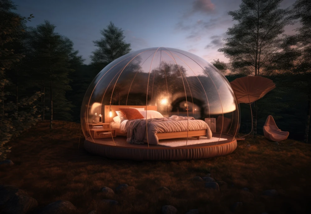 clear bubble tent