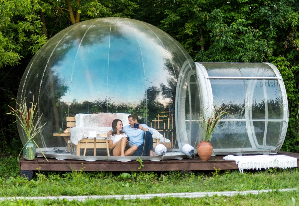 clear bubble tent